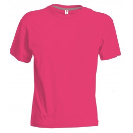 T-SHIRT SUNSET KIDS FUXIA FLUO 65% POLIESTERE 35% COTONE