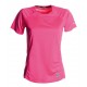 RUNNING LADY T-SHIRT FUXIA FLUO
