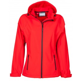 GIACCA SOFT SHELL GALE LADY ROSSO