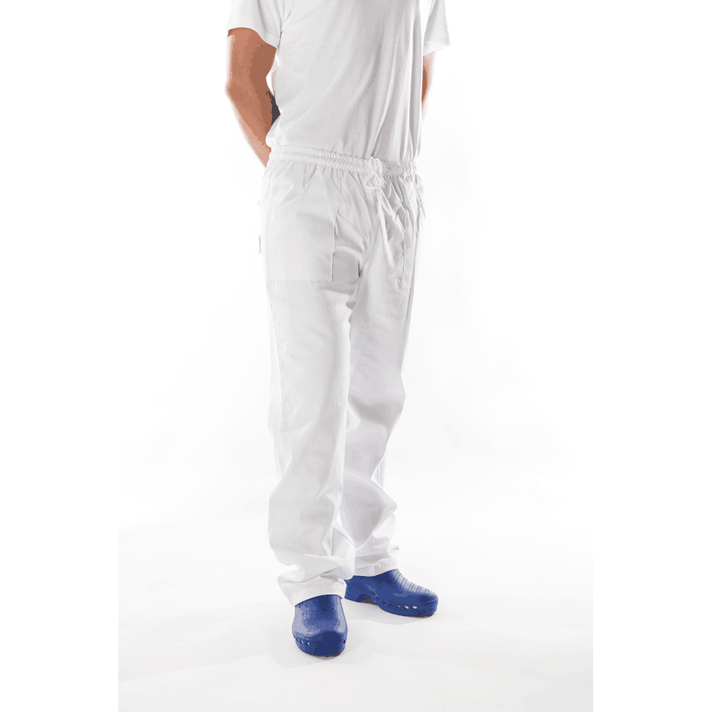 Pantalone Sanitario Bianco Elastico 5XL