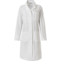 JOBLINE Camice Bianco da Laboratorio Donna, Medico, Adatto per Studente Laboratorio Infermiera Abito di Cotone Farmacia