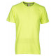T-SHIRT SUNSET YELLOW FLUO 65% POLIESTERE 35% COTONE
